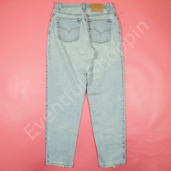 VIntage Levis 550 Jeans Womens 30 Blue Relaxed Fit Tapered Leg 90s Made In USA - Picture 3 of 8